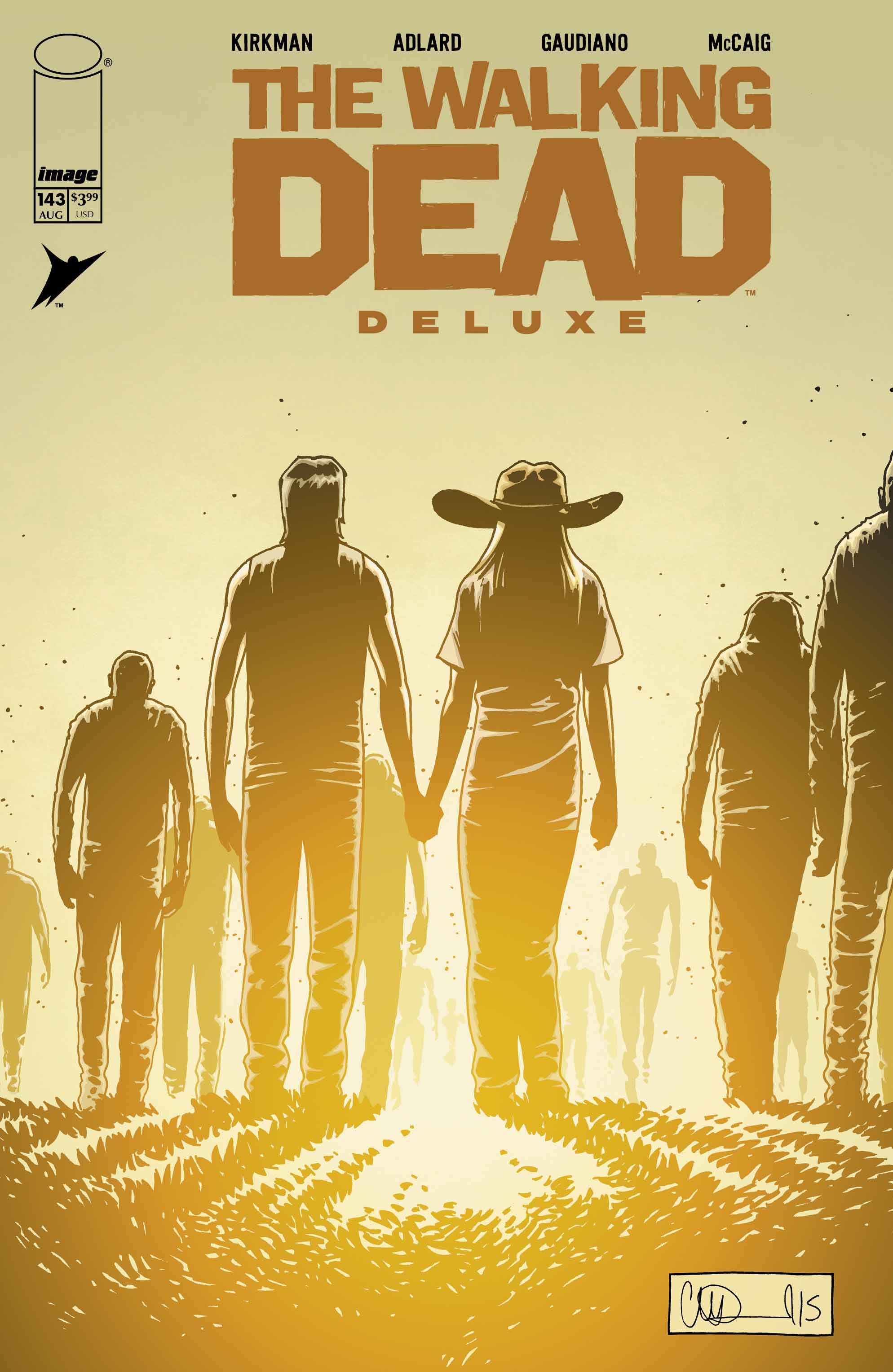 WALKING DEAD DELUXE #143 CVR B CHARLIE ADLARD & DAVE MCCAIG VAR