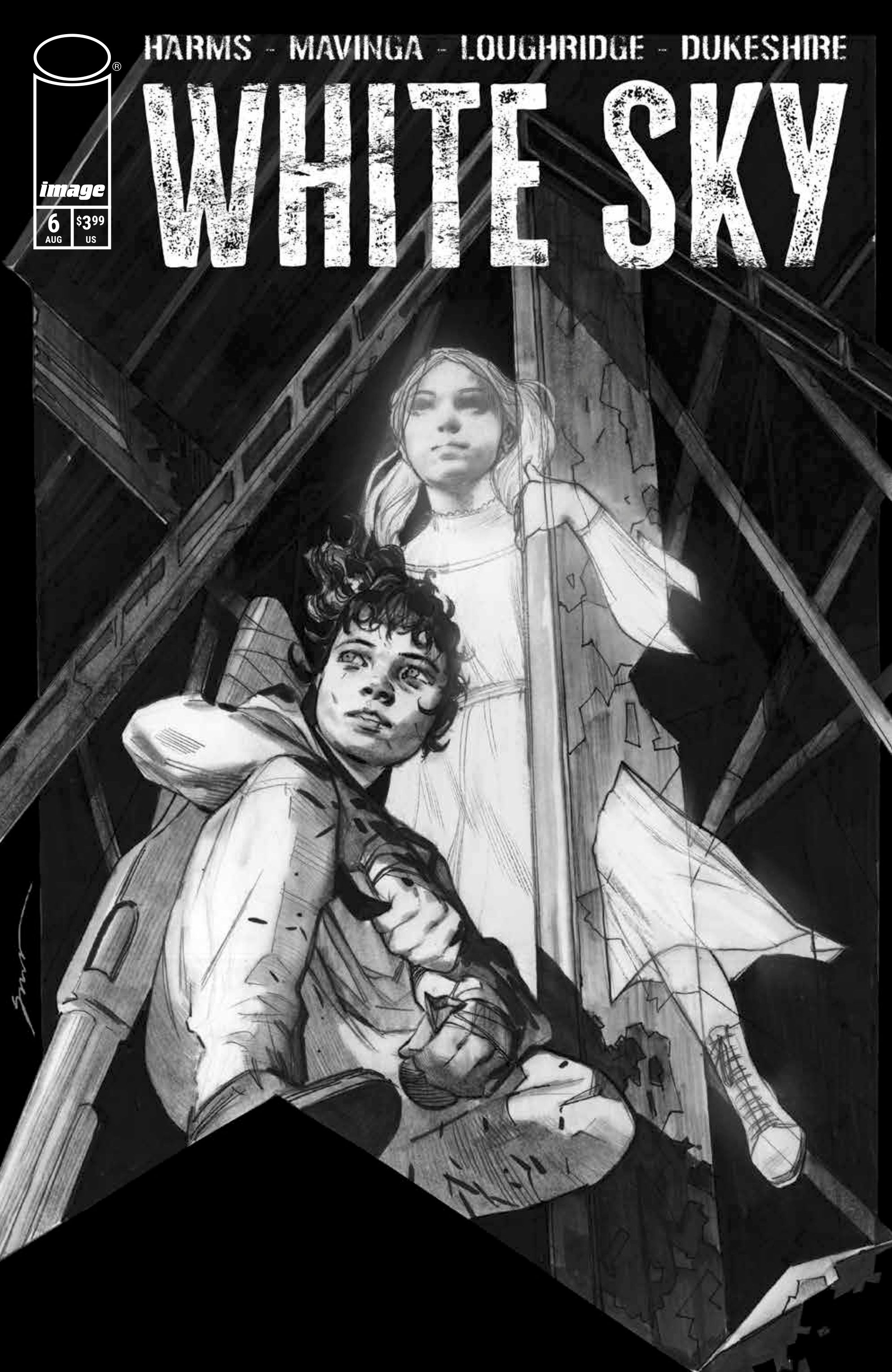 WHITE SKY #6 CVR D ELIZA IVANOVA B&W VAR