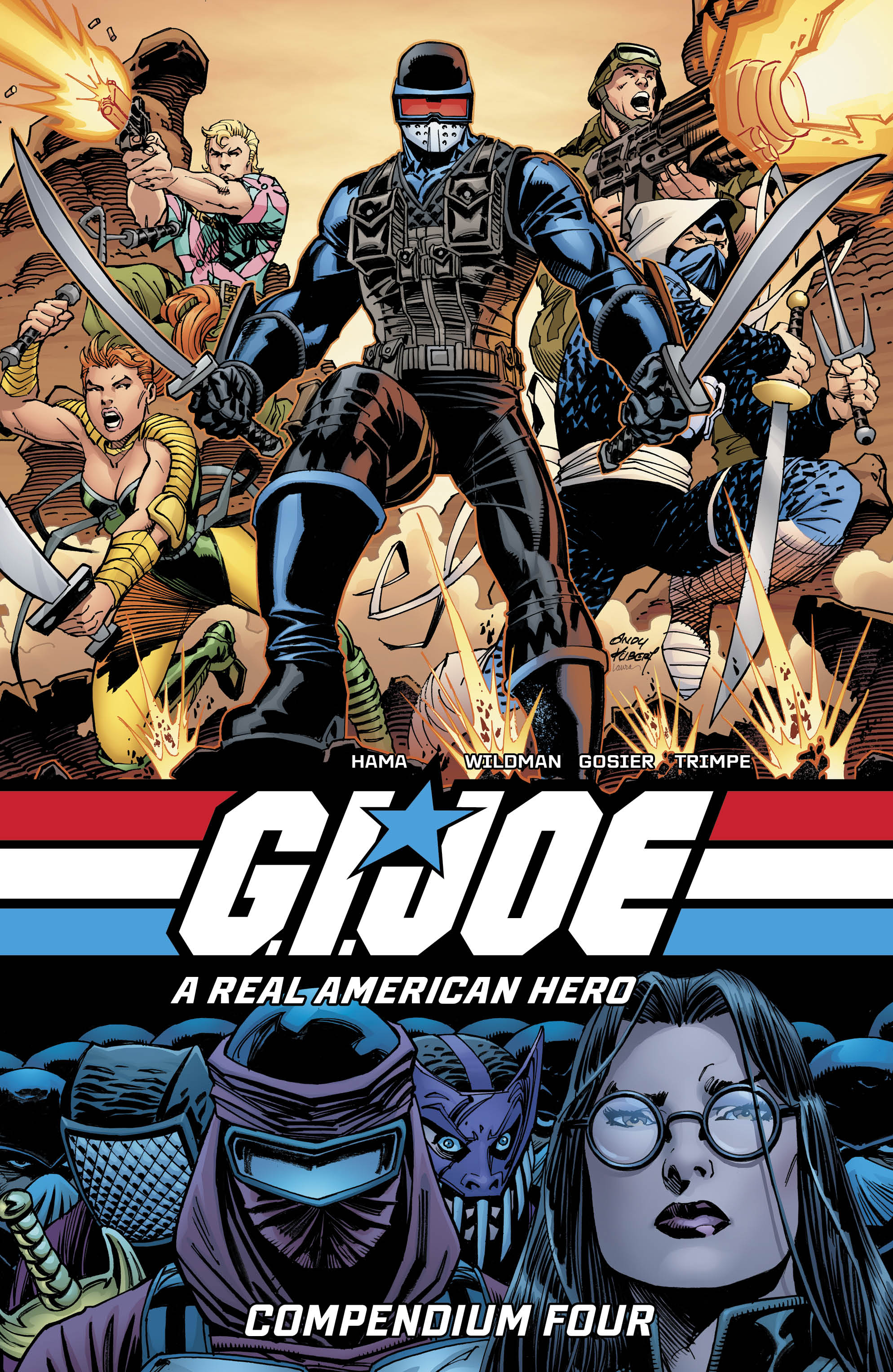 GI JOE A REAL AMERICAN HERO COMPENDIUM TP VOL 04 ANDY KUBERT & LAURA MARTIN CVR