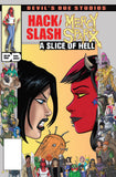 DEVILS DUE PRESENTS HACK SLASH MERCY SPARX #1 (ONE-SHOT) CVR B TIM SEELEY JOSH BLAYLOCK HOMAGE VAR