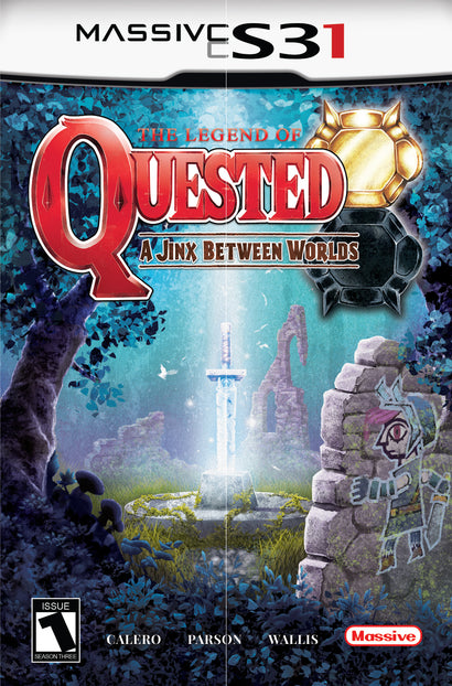 QUESTED #1 CVR C TREVOR RICHARDSON VIDEO GAME HOMAGE VAR