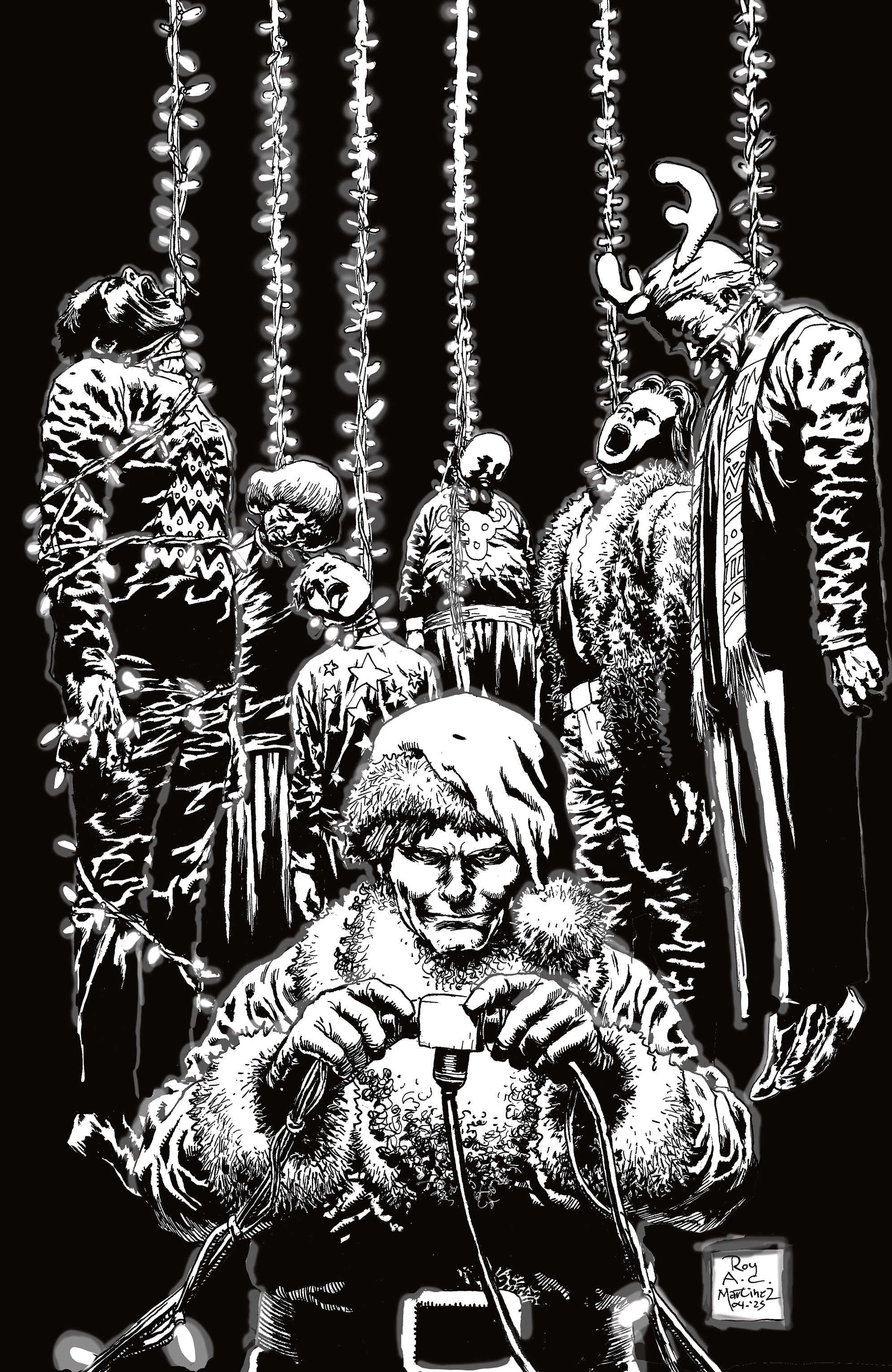 SILENT NIGHT DEADLY NIGHT DARK WINTER #2 CVR E ROY ALLAN MARTINEZ B&W LIMITED EDITION VAR
