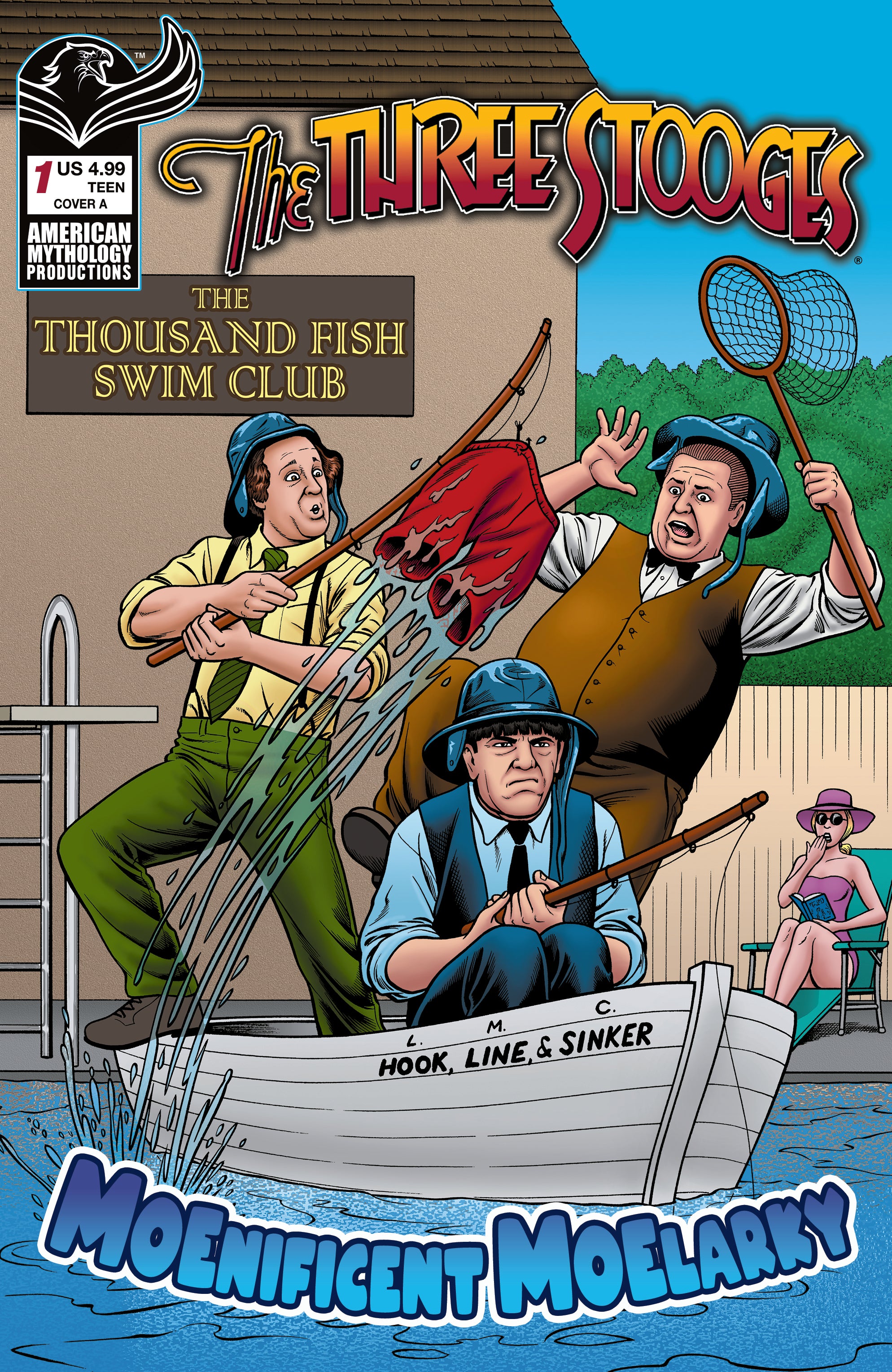 THREE STOOGES MAGNIFICENT MOELARKY #1 CVR A FRAIM BROTHERS