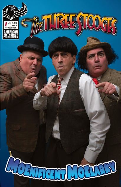 THREE STOOGES MAGNIFICENT MOELARKY #1 CVR D STOOGETALK PHOTO VAR