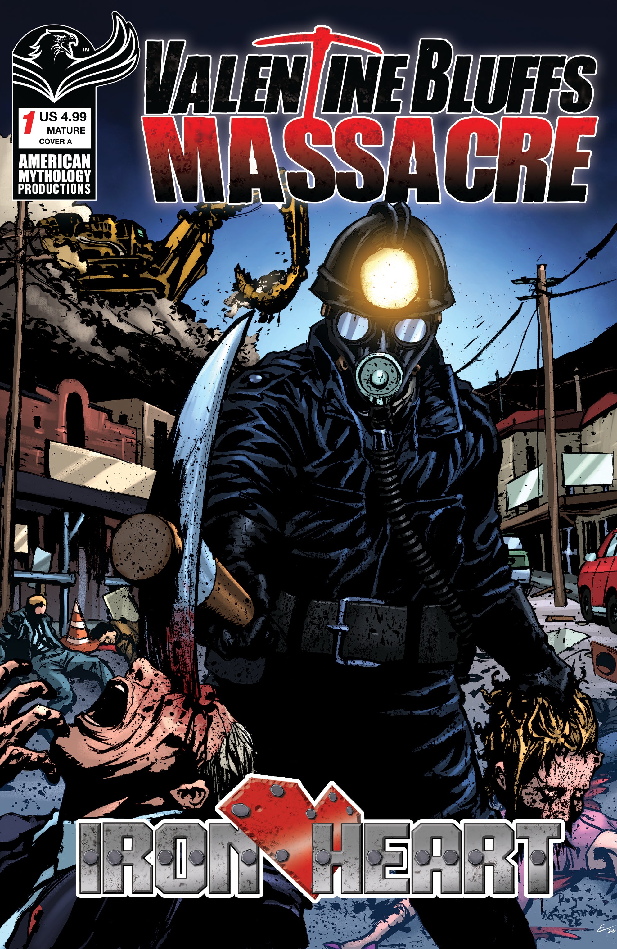 VALENTINE BLUFFS MASSACRE IRON HEART #1 CVR A ROY ALLAN MARTINEZ