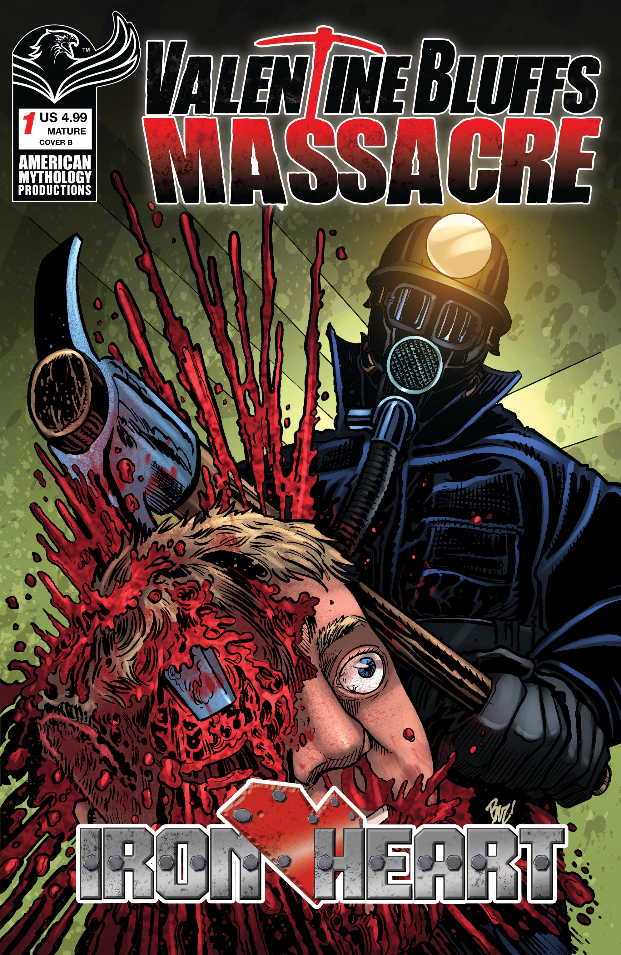 VALENTINE BLUFFS MASSACRE IRON HEART #1 CVR B BUZ HASSON VAR