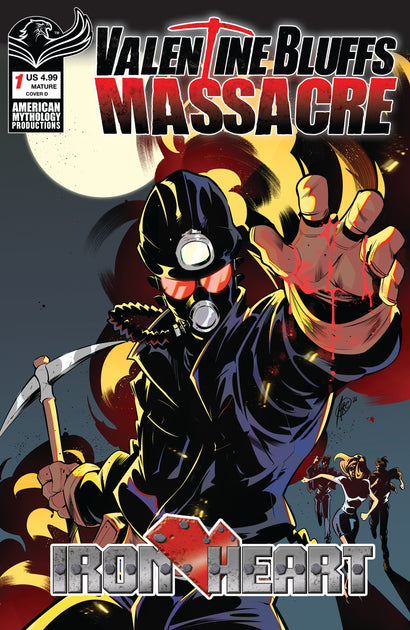 VALENTINE BLUFFS MASSACRE IRON HEART #1 CVR D ANDREA ARCARI VAR