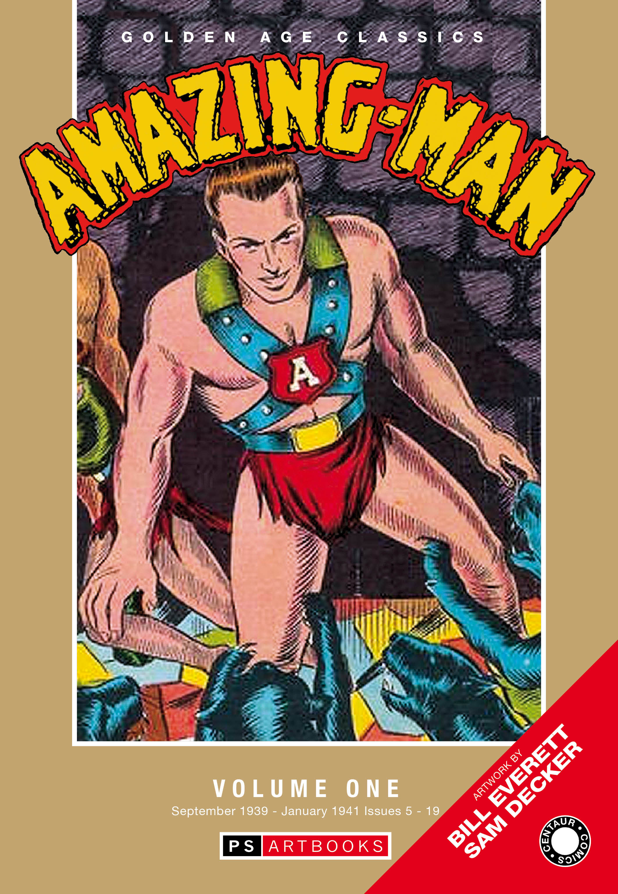 GOLDEN AGE CLASSICS AMAZING MAN HC VOL 01