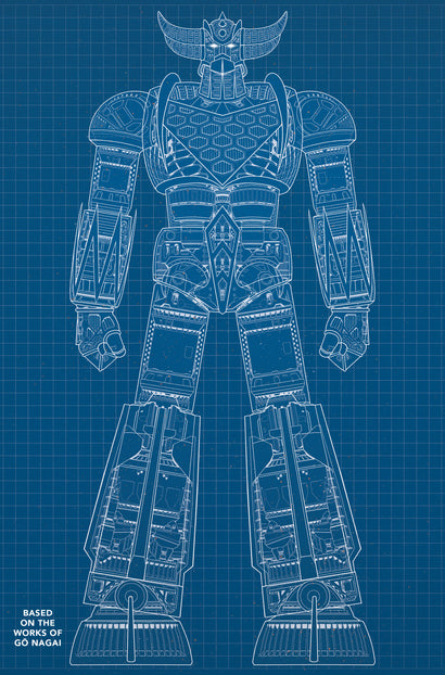 UFO ROBOT GRENDIZER #1 CVR E BLUEPRINT DENIS BAJRAM & BRICE COSSU VAR