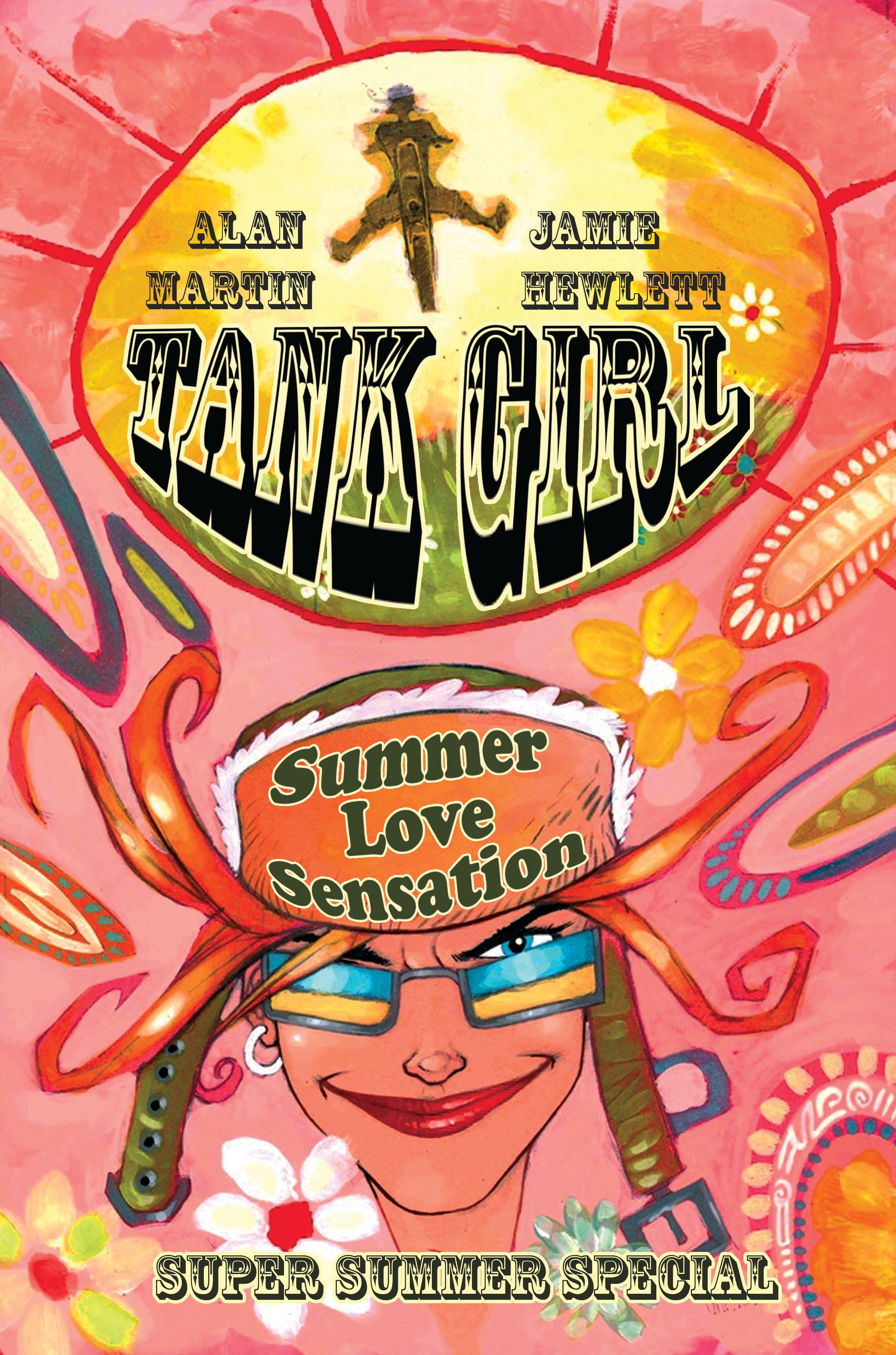 TANK GIRL SUMMER LOVE SENSATION 35TH ANNIVERSARY COMIC CVR A JAMIE HEWLETT 