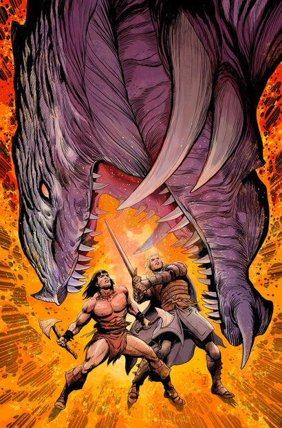 CONAN AND DRAGONERO #4 CVR C PATCH ZIRCHER VIRGIN CARDSTOCK VAR