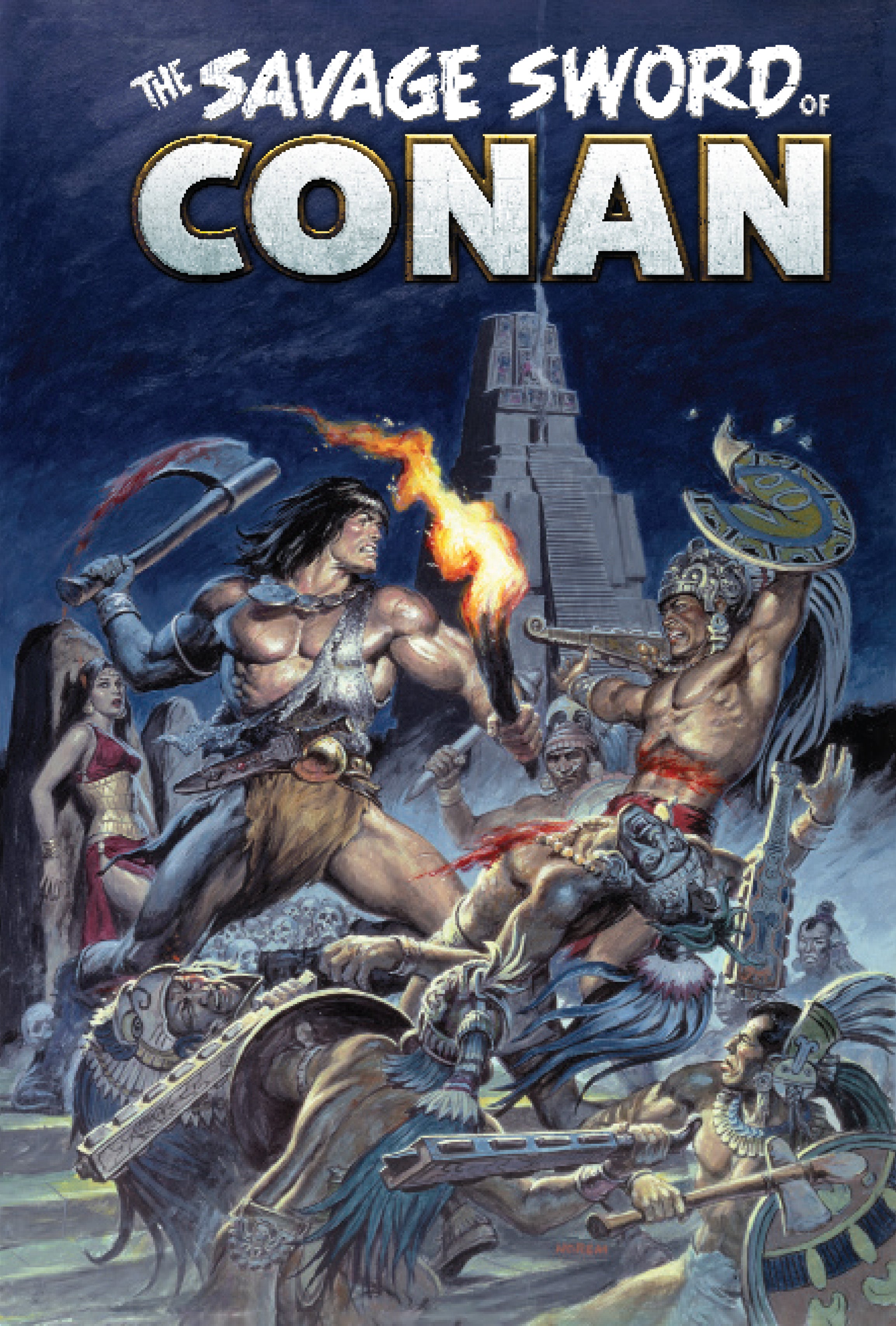 SAVAGE SWORD OF CONAN THE ORIGINAL COMICS OMNIBUS HC VOL 12 EARL NOREM DIRECT MARKET EDITION CVR