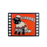 WALLACE & GROMIT SHAUN ENAMEL PIN BADGE