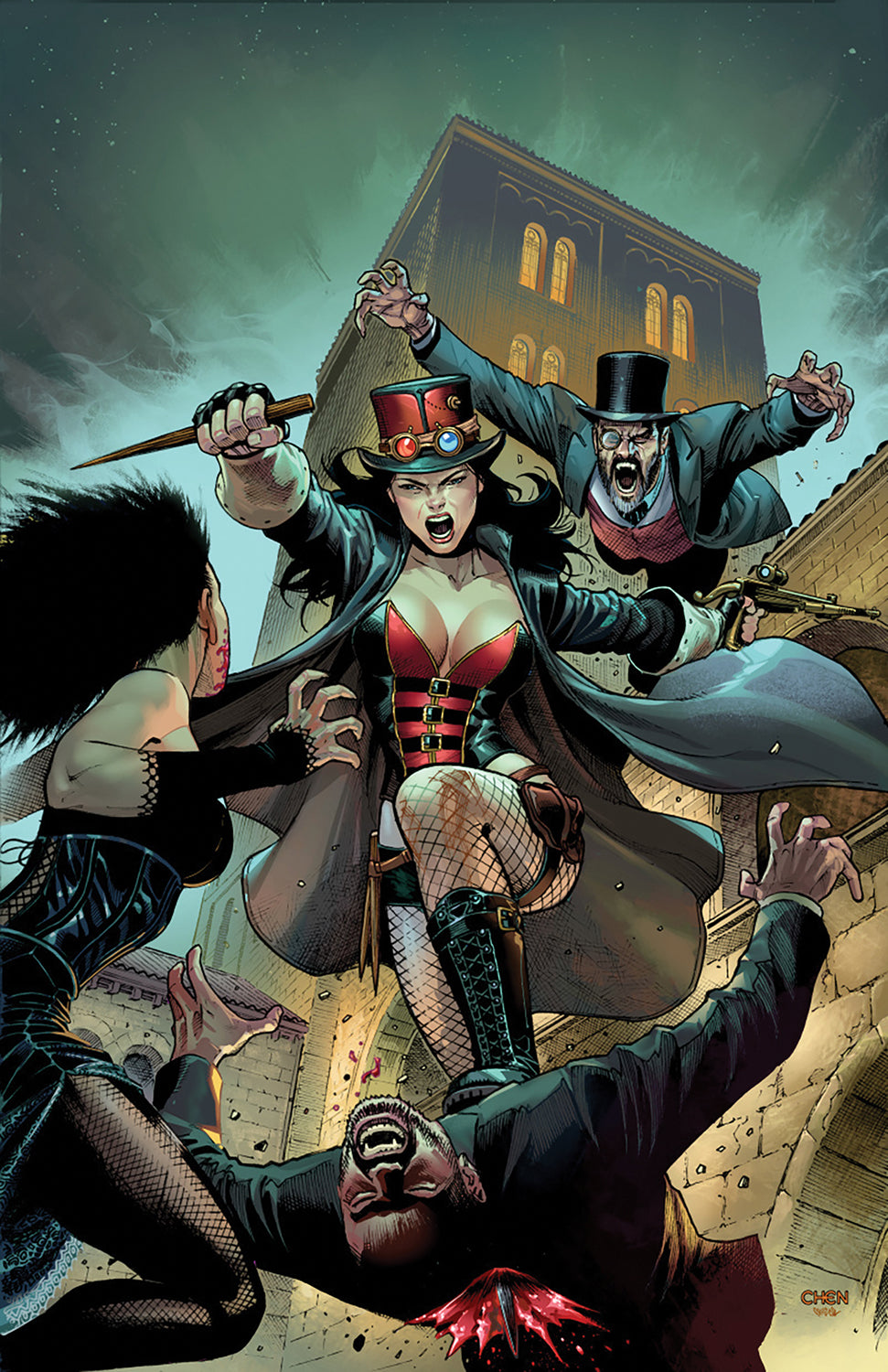 VAN HELSING THRONE OF BLOOD (ONE SHOT) CVR A SEAN CHEN