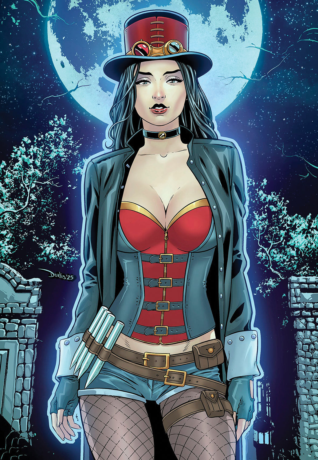 VAN HELSING THRONE OF BLOOD (ONE SHOT) CVR D DERLIS SANTACRUZ VAR