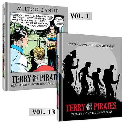 TERRY AND THE PIRATES HARDCOVER THE MASTER COLLECTION VOL 1 & 13 BUNDLE