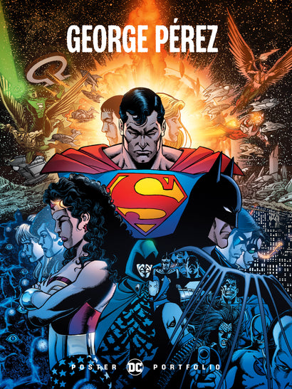 DC POSTER PORTFOLIO GEORGE PEREZ TRADE PAPERBACK