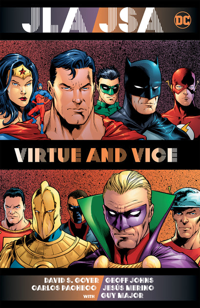JLA JSA VIRTUE AND VICE TRADE PAPERBACK (2023 EDITION)