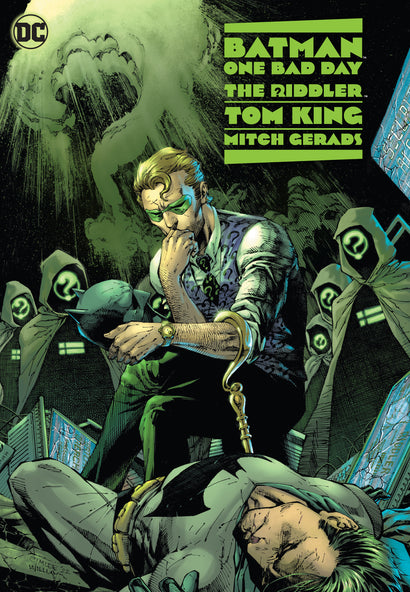 BATMAN DAY 2024 - BATMAN ONE BAD DAY THE RIDDLER HARDCOVER VARIANT DUST JACKET