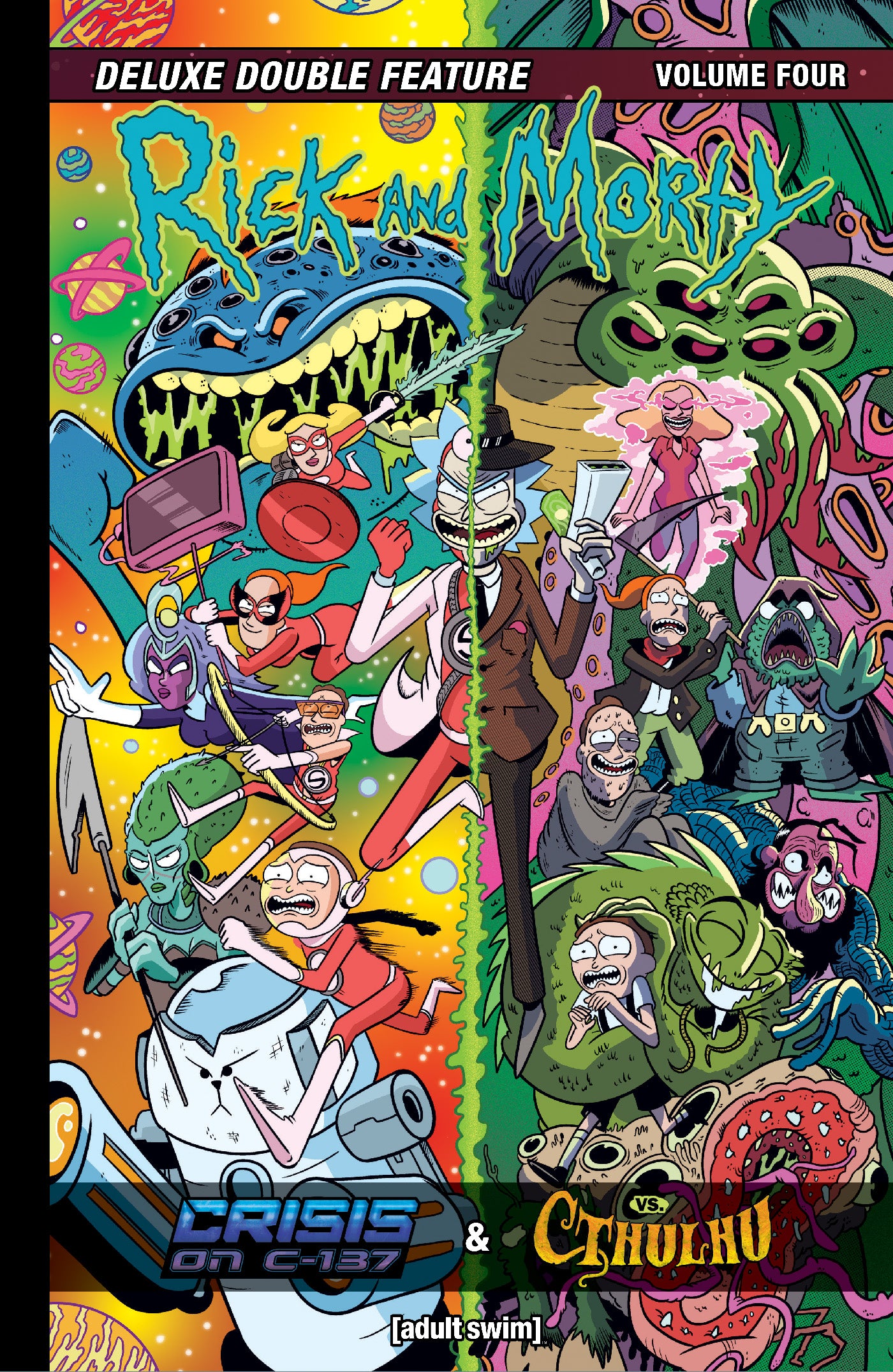 RICK AND MORTY DELUXE DOUBLE FEATURE HARDCOVER VOL 4 