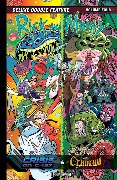 RICK AND MORTY DELUXE DOUBLE FEATURE HARDCOVER VOL 4 