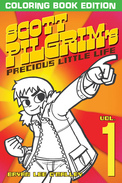 SCOTT PILGRIMS PRECIOUS LITTLE LIFE COLORING BOOK TRADE PAPERBACK
