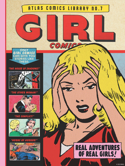 ATLAS COMICS LIBRARY HARDCOVER NO 07 GIRL COMICS 