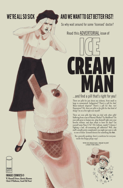 ICE CREAM MAN #47 COVER A MARTIN MORAZZO & CHRIS OHALLORAN