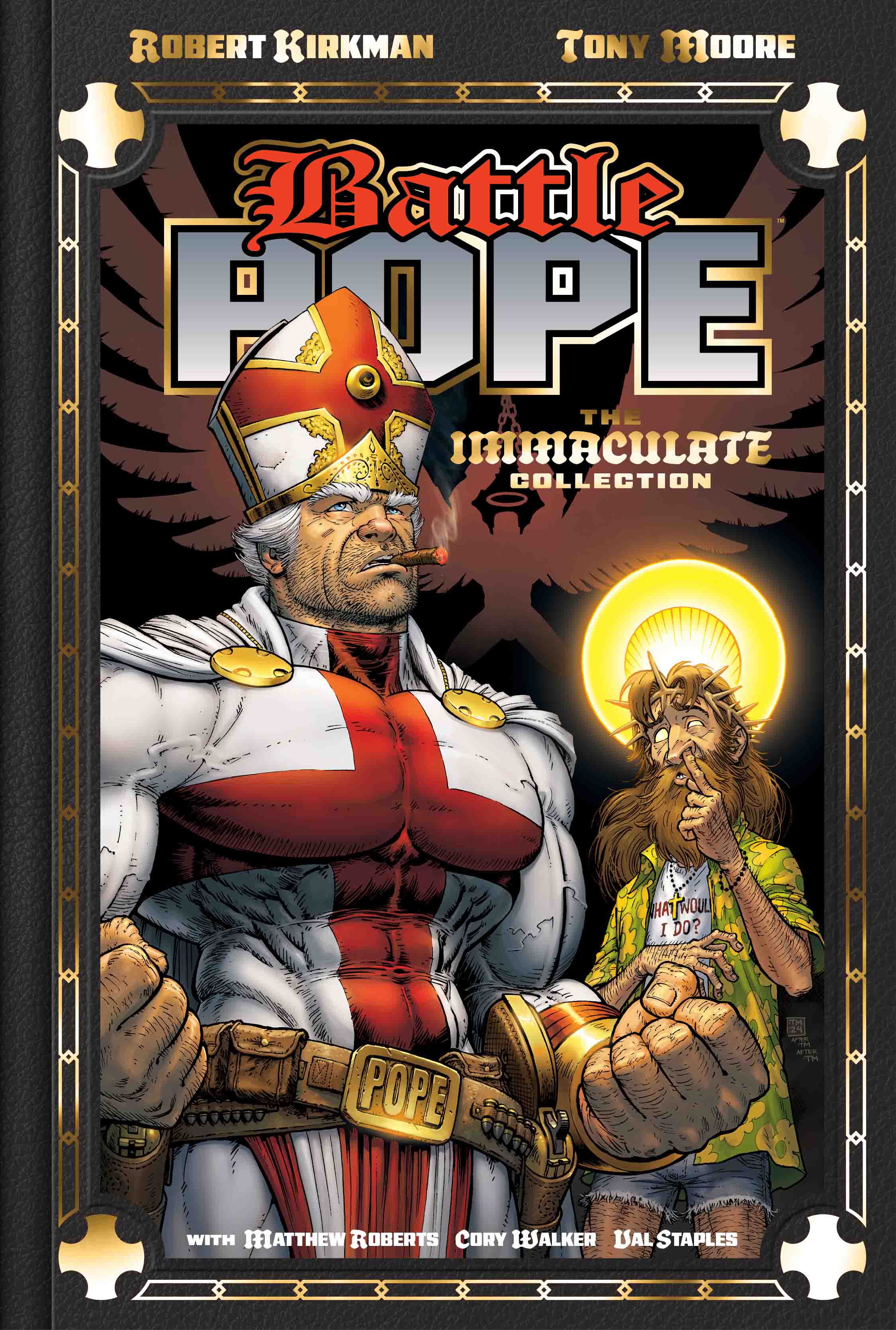BATTLE POPE 25TH ANNIVERSARY DLX HARDCOVER 