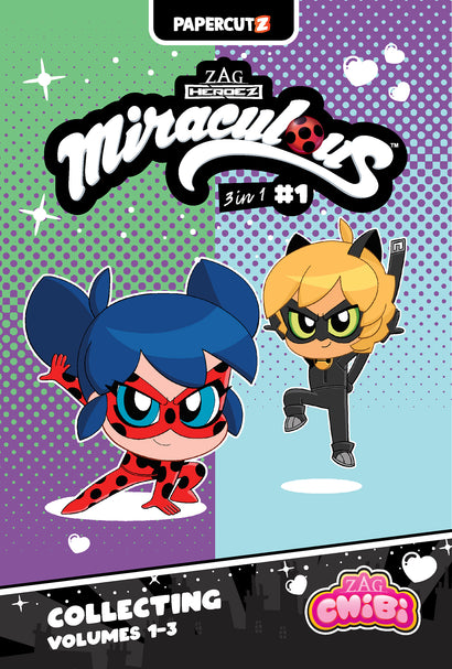 MIRACULOUS LADYBUG CHIBI 3 IN 1 TRADE PAPERBACK VOL 01