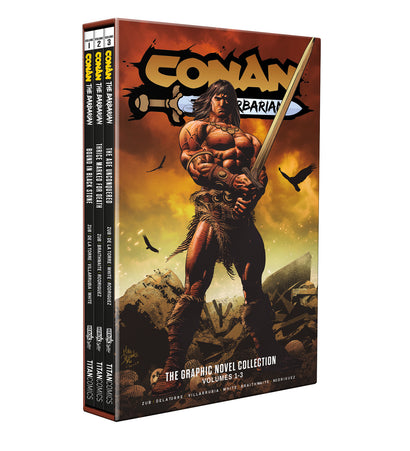 CONAN THE BARBARIAN TRADE PAPERBACK VOL 01-03 SLIPCASE SET REGULAR EDITION MIKE DEODATO 