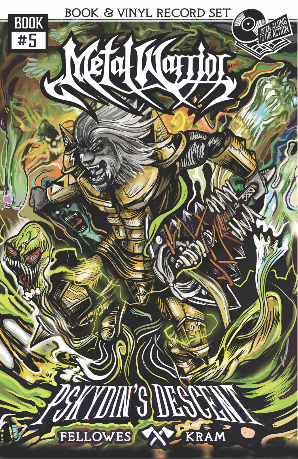 METAL WARRIOR TRADE PAPERBACK #5 (OF 9) PSKYDINS DESCENT OUT OF DETENTION AND INTO DARKNESS WITH 7 IN VINYL