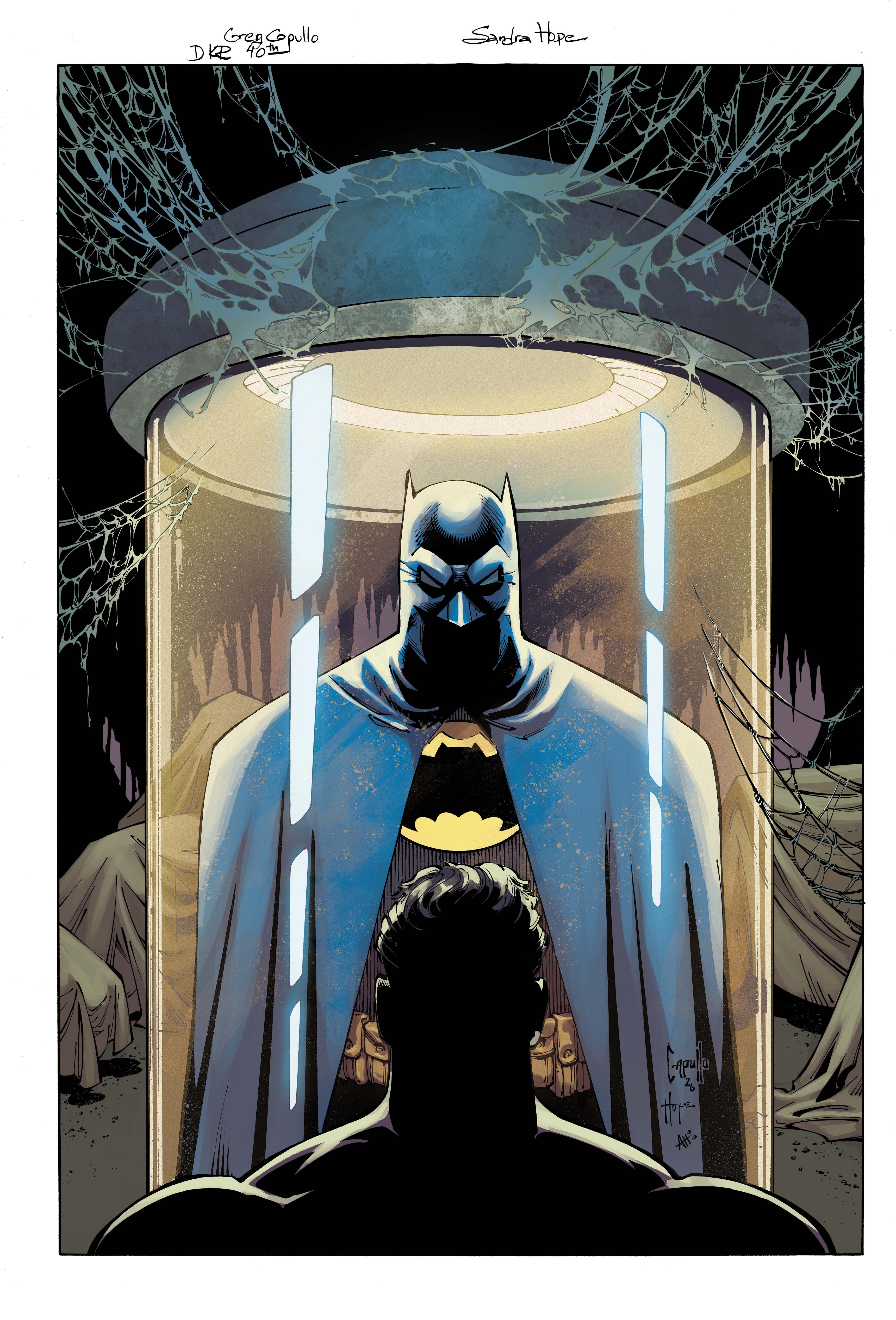 BATMAN & ROBIN YEAR ONE DYNAMIC DUOS #2 CVR E GREG CAPULLO & SANDRA HOPE DARK KNIGHT RETURNS 40TH ANNIVERSARY CARD STOCK VAR