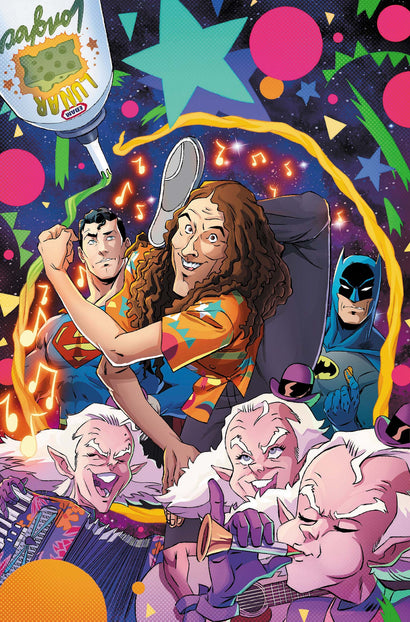 BATMAN SUPERMAN WEIRD AL WORLDS WEIRDEST #1 (ONE SHOT) CVR A DAN SCHOENING