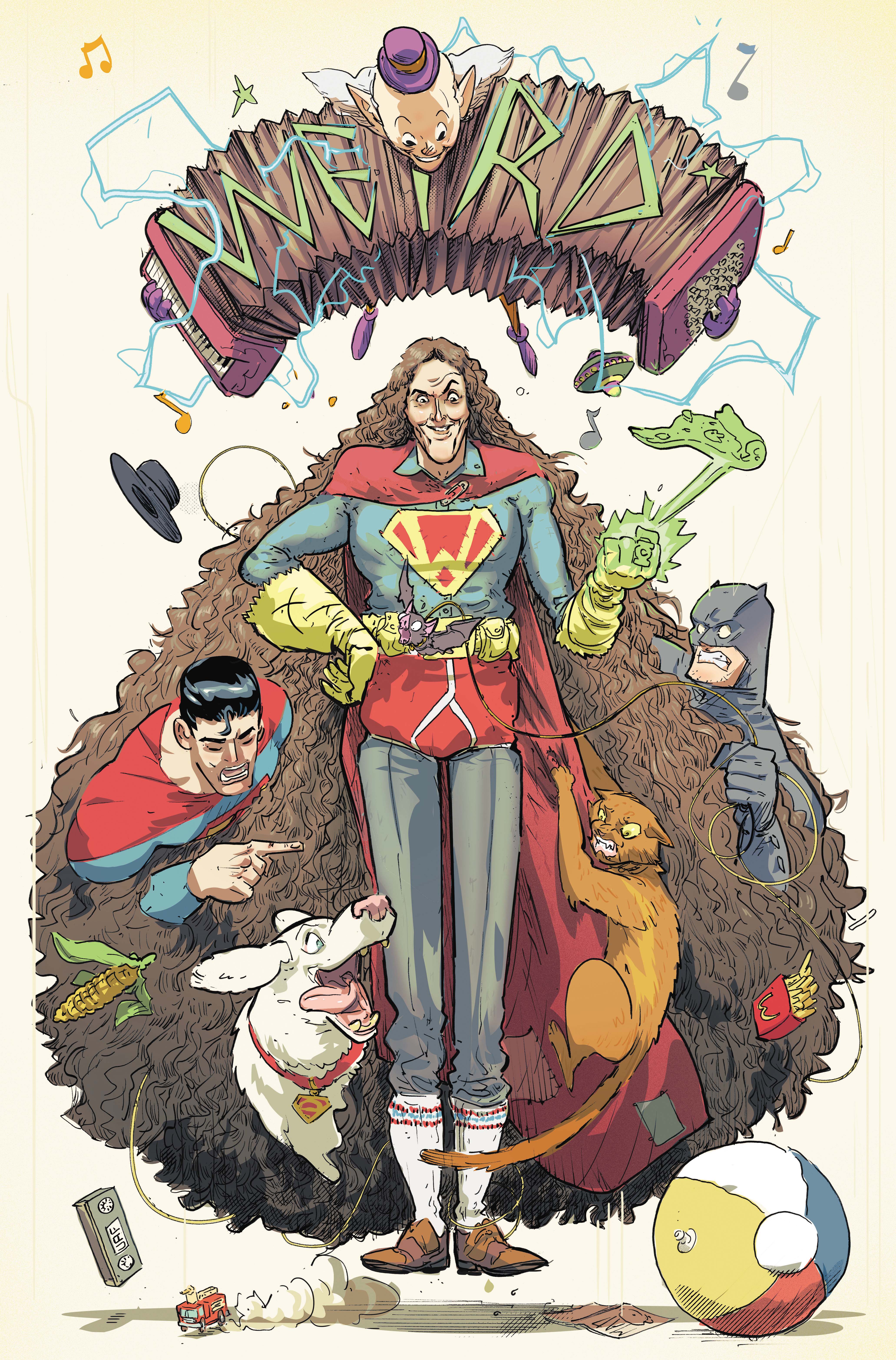 BATMAN SUPERMAN WEIRD AL WORLDS WEIRDEST #1 (ONE SHOT) CVR C RILEY ROSSMO CARD STOCK VAR