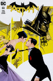 DF BATMAN #50 DF EXCLUSIVE VARIANT SIGNED AND REMARKED BY KEN HAESER WITH A BATMAN HEAD SKETCH