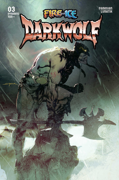 FIRE AND ICE DARKWOLF #3 CVR D STUART SAYGER VAR