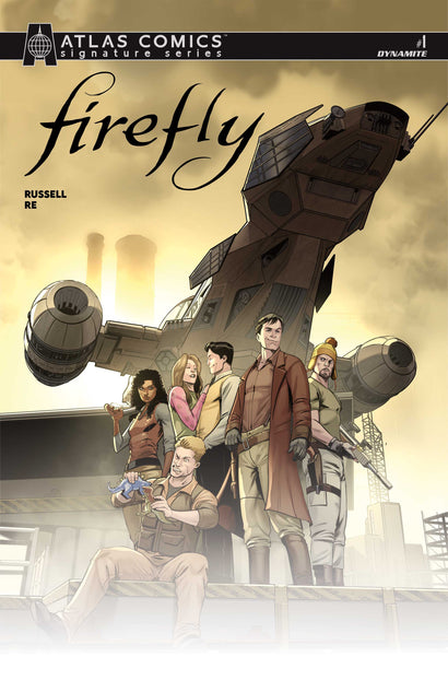 FIREFLY #1 CVR J ROBERT QUINN ATLAS EDITION SIGNED BY MARK RUSSELL