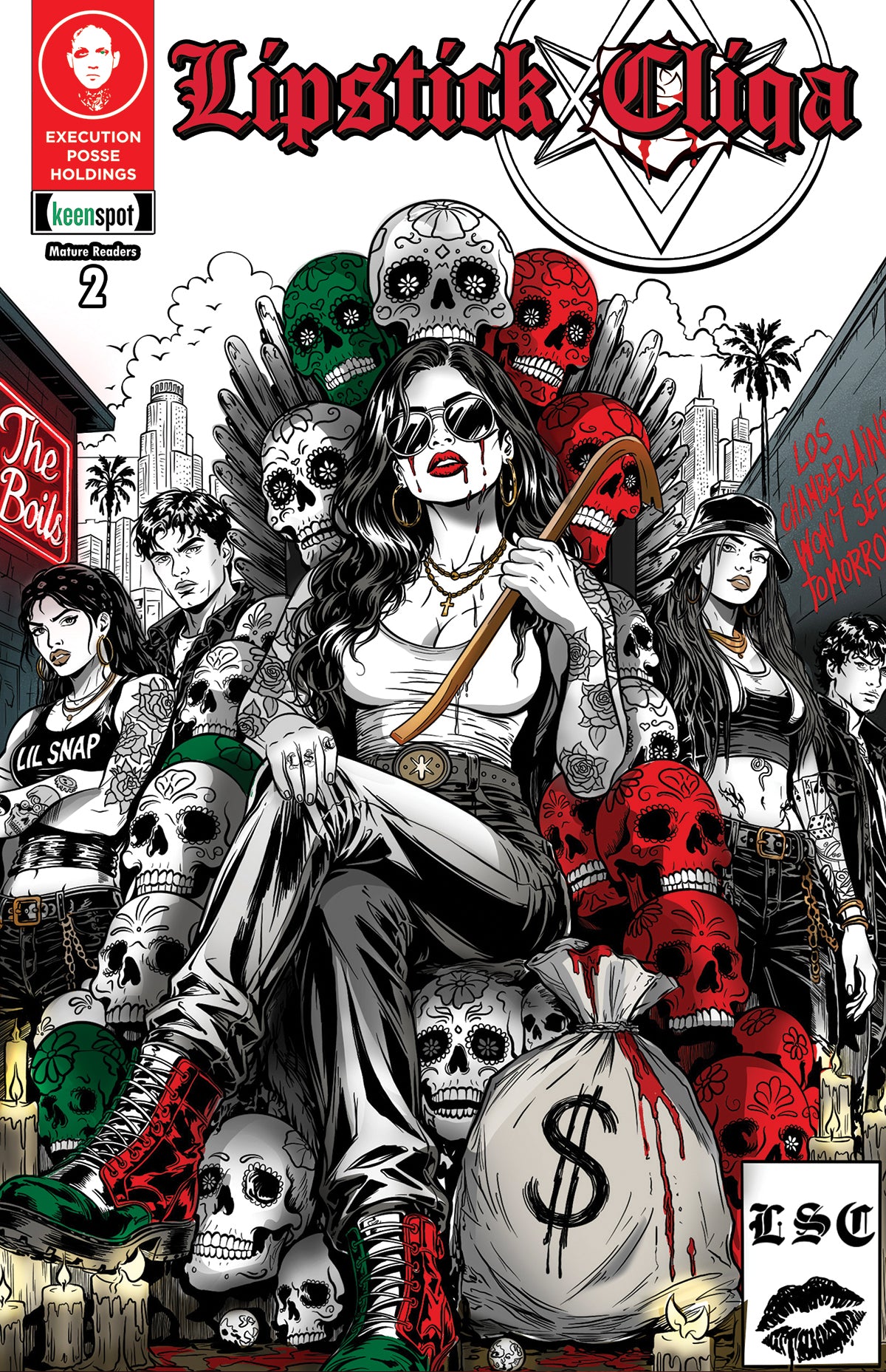 LIPSTICK CLIQA DELUXE EDITION #2 CVR A J SELIN TAKE THE THRONE