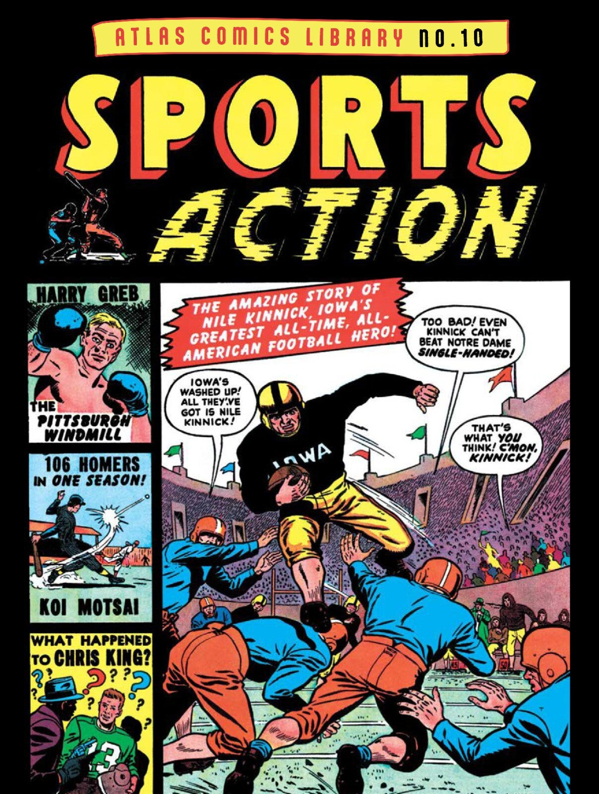 ATLAS COMICS LIBRARY HC NO 10 SPORTS ACTION