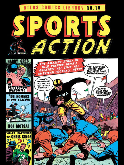 ATLAS COMICS LIBRARY HC NO 10 SPORTS ACTION