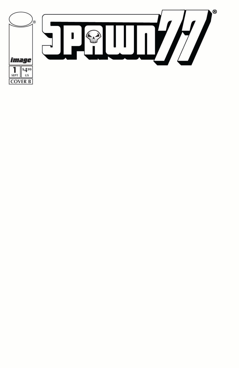 SPAWN 77 #1 CVR E BLANK SKETCH VAR