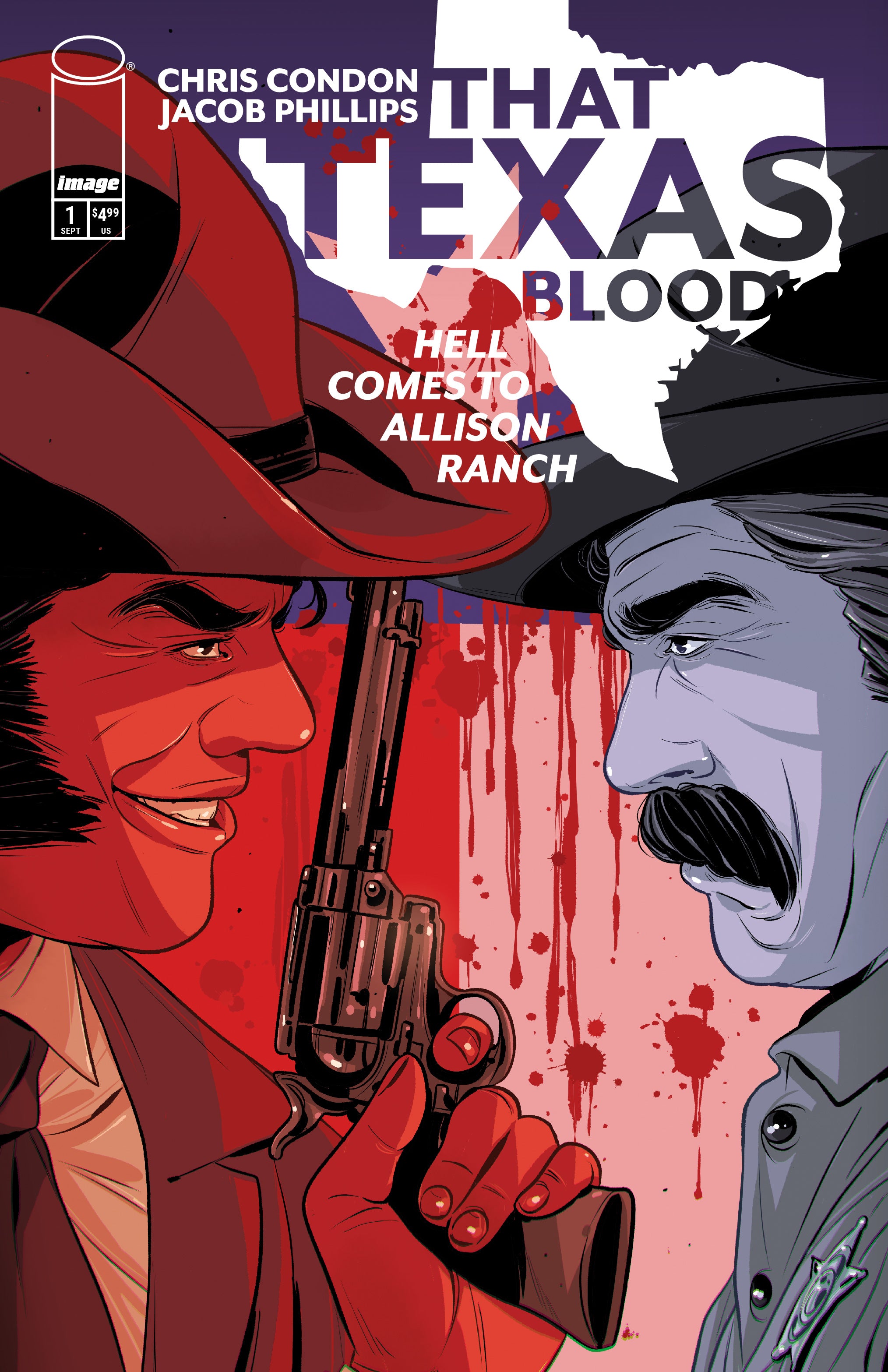 THAT TEXAS BLOOD HELL COMES TO ALLISON RANCH #1 CVR C LUANA VECCHIO VAR