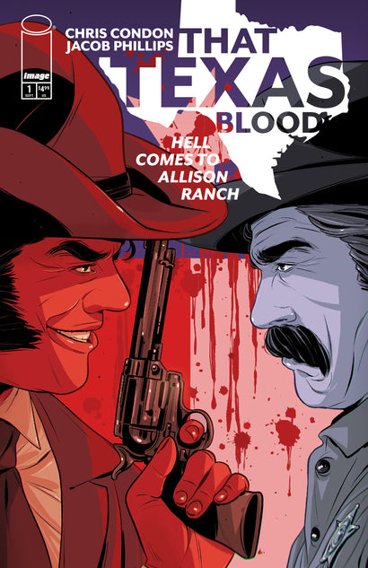 THAT TEXAS BLOOD HELL COMES TO ALLISON RANCH #1 CVR C LUANA VECCHIO VAR