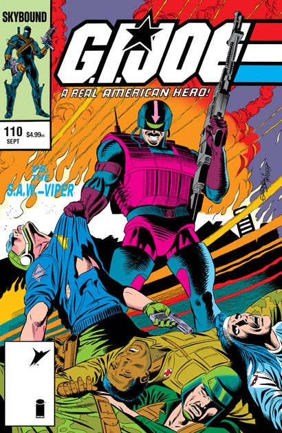 GI JOE A REAL AMERICAN HERO #110 HAMA FILES EDITION CVR C RON GARNEY & BOB MCLEOD FOIL VAR