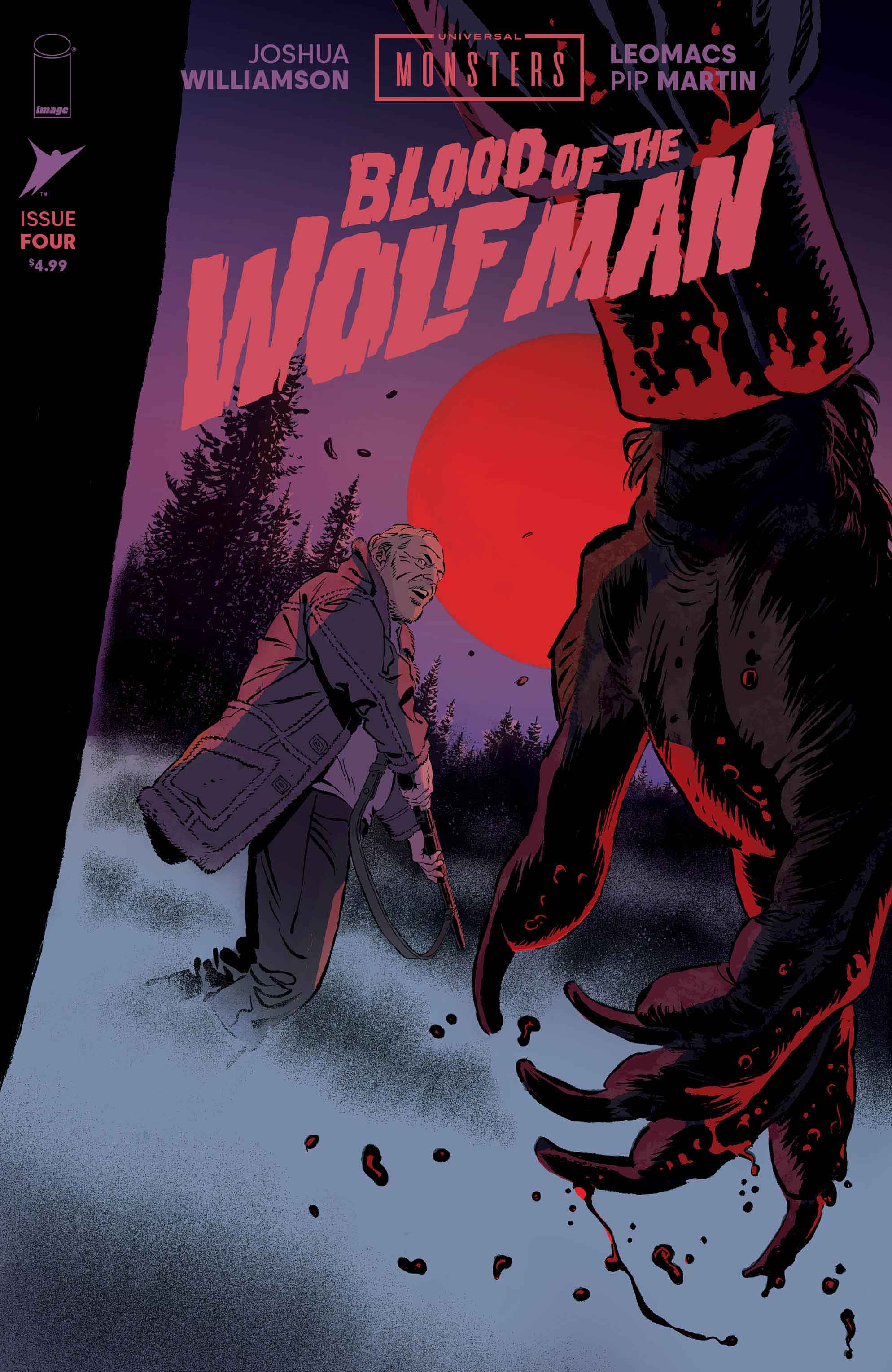UNIVERSAL MONSTERS BLOOD OF THE WOLF MAN #4 CVR A LEOMACS & PIP MARTIN