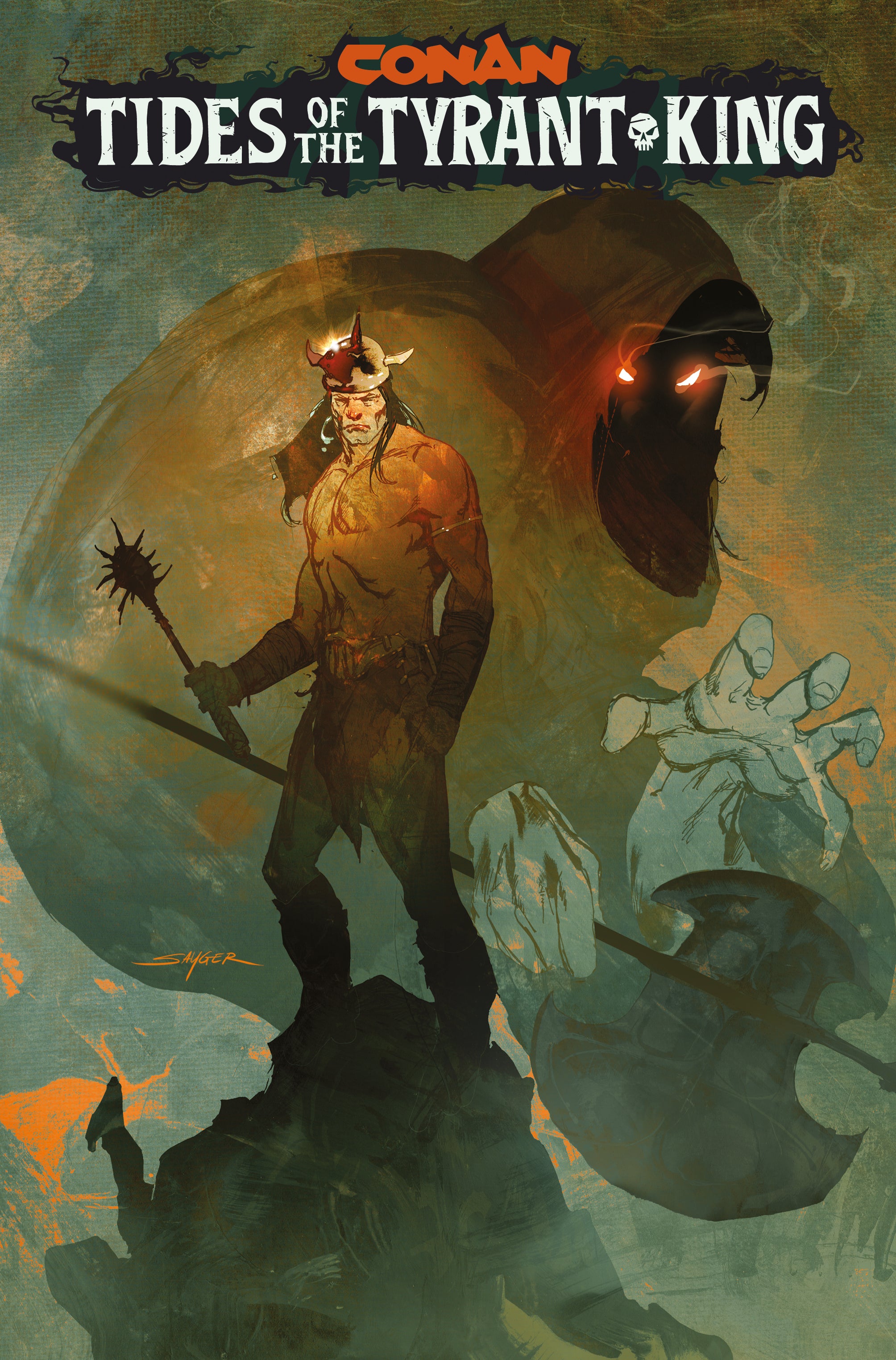 CONAN THE BARBARIAN TIDES OF THE TYRANT KING #1 CVR E STUART SAYGER VAR