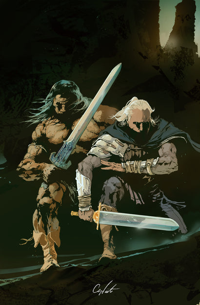 CONAN THE BARBARIAN AND DRAGONERO #5 CVR B STEVAN SUBIC VIRGIN CARDSTOCK VAR