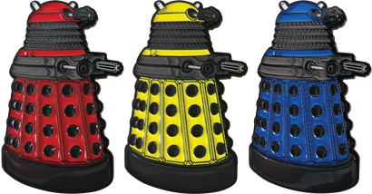 DOCTOR WHO PARADIGM DALEKS ENAMEL PIN BADGE