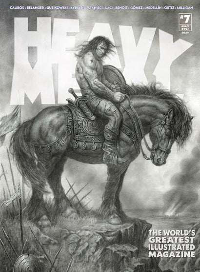 HEAVY METAL MAGAZINE #7 CVR B CALIBOS VAR